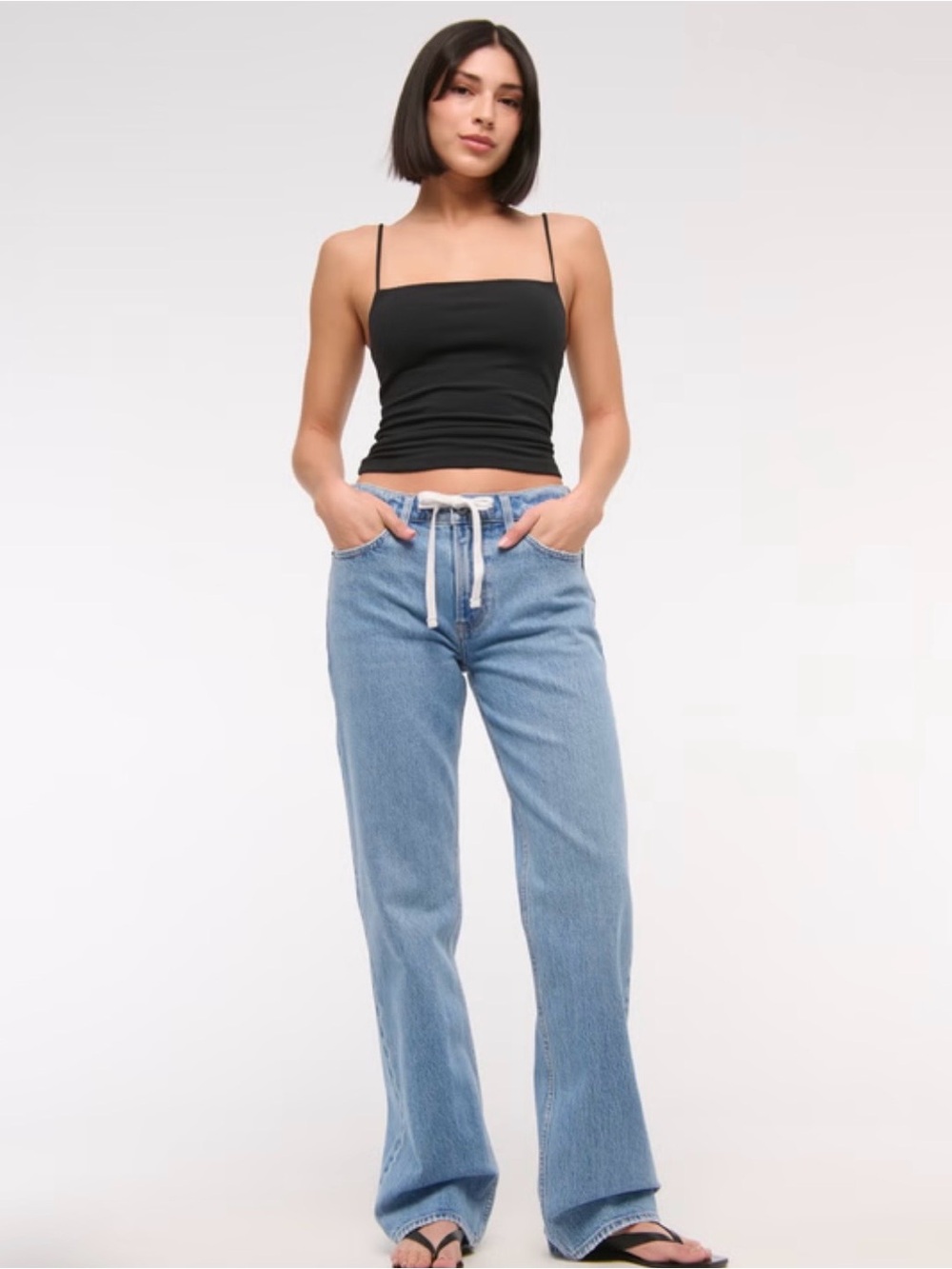 Abercrombie & Fitch Low Rise Baggy Curve Love Denim